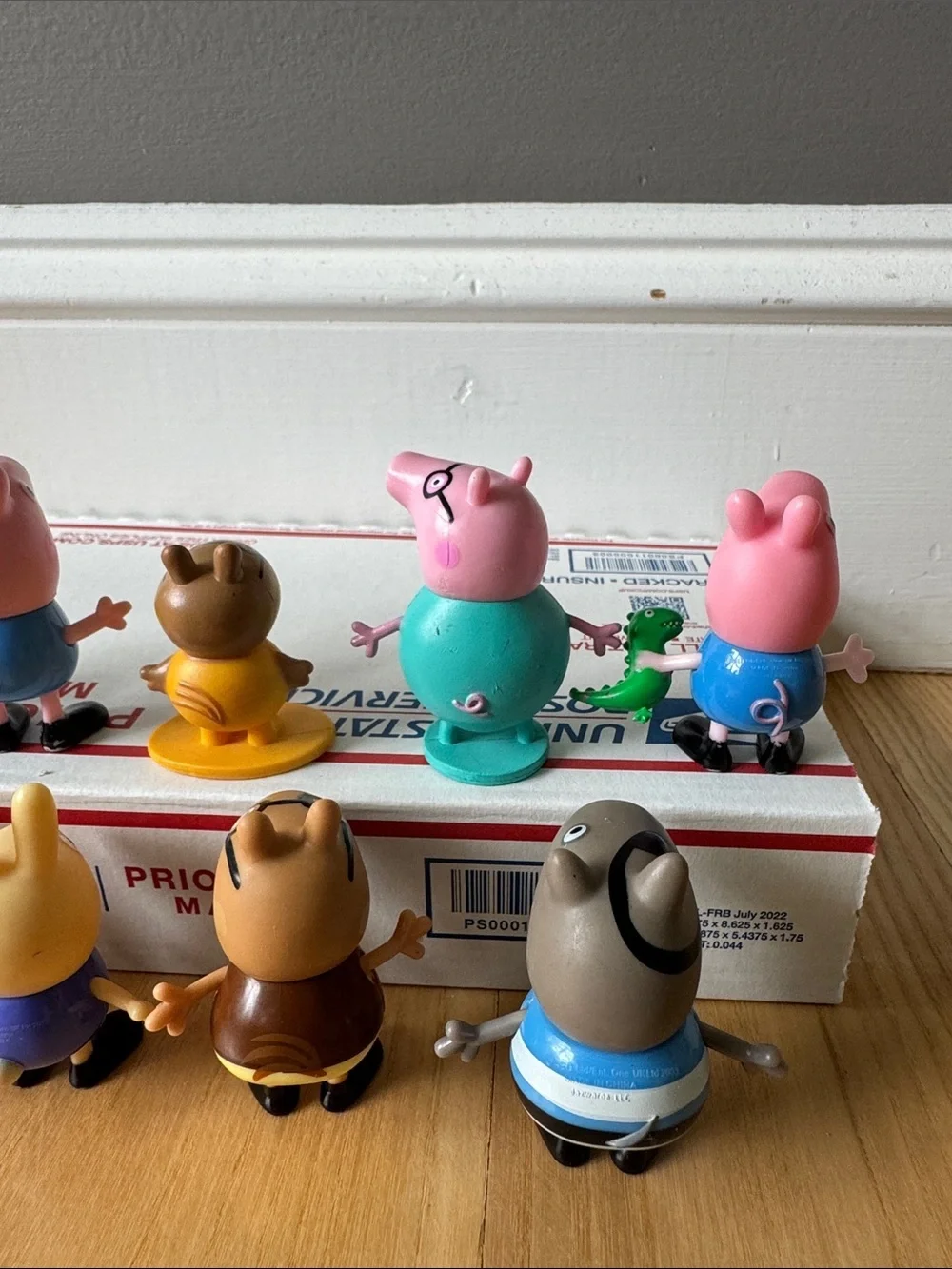 Peppa Pig Figure Lot Family Friends Suzy Sheep Rebecca Rabbit Toys Bundle